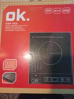 Inductieplaatje van OK (type OSP 502), Witgoed en Apparatuur, Kookplaten, Vrijstaand, Inductie, Ophalen of Verzenden, Zo goed als nieuw