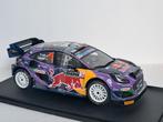 Ford Puma WRC Rally Monte Carlo 2022 Loeb Nightversion 1/18, Hobby en Vrije tijd, Ophalen of Verzenden, Zo goed als nieuw, Auto