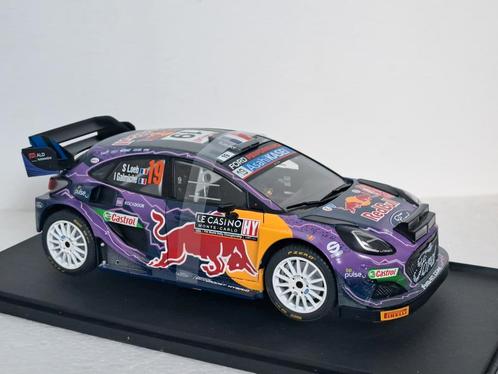 Ford Puma WRC Rally Monte Carlo 2022 Loeb Nightversion 1/18, Hobby en Vrije tijd, Modelauto's | 1:18, Zo goed als nieuw, Auto