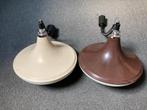 2 Vintage / Space Age Hanglampen. Merk 'Massive"., Kunststof, Gebruikt, Vintage, Space Age., Ophalen of Verzenden