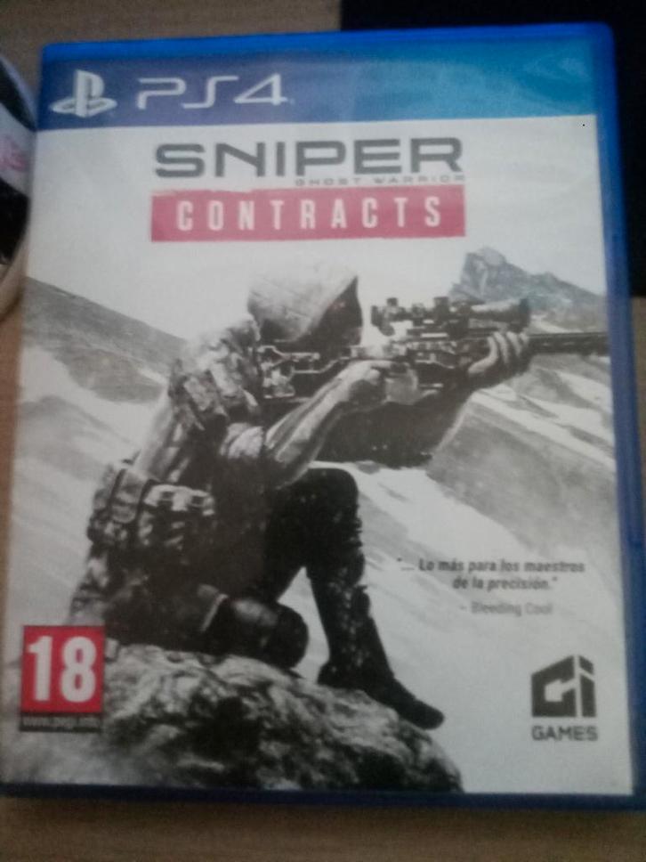 Sniper Ghost Warrior Contracts PS4, Spelcomputers en Games, Games | Sony PlayStation 4, Gebruikt, Shooter, 1 speler, Vanaf 18 jaar