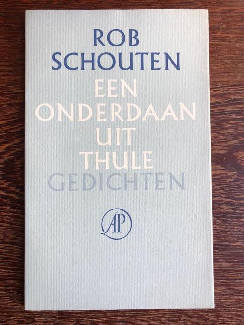 Rob Schouten - Een onderdaan uit Thule – 1e druk 1985, Boeken, Gedichten en Poëzie, Zo goed als nieuw, Ophalen of Verzenden