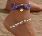 setje enkelbandjes paars, Overige materialen, Nieuw, Ophalen of Verzenden, A