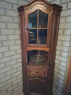 Houten hoekkast te koop, Antiek en Kunst, Ophalen