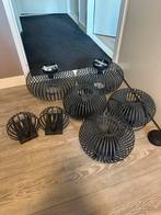 7 Lampen Chericoni zwart staal, Ophalen, Minder dan 50 cm