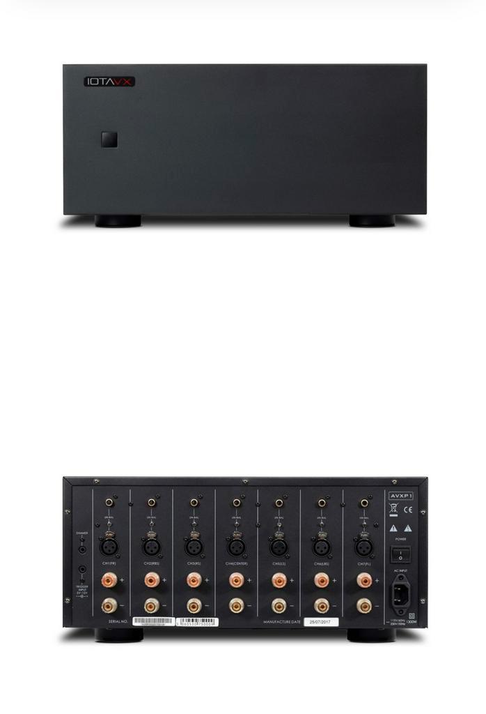 IOTAVX versterkers totaal 9 kanalen pure power!, Audio, Tv en Foto, Versterkers en Receivers, Zo goed als nieuw, 120 watt of meer