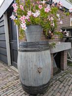 Decoratieve eikenhouten ton, 150 liter of meer, Ophalen of Verzenden, Gebruikt, Hout