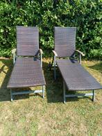 2 stuks, Tuin en Terras, Ligbedden, Ophalen, Gebruikt
