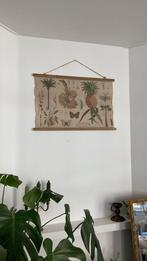 Vintage muurdoek met ananas, Antiek en Kunst, Antiek | Schoolplaten, Ophalen of Verzenden