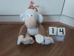 Happy horse aap mo knuffel pastel blauw bruin en creme, Ophalen, Gebruikt, Overige typen