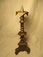 antiek kaars kandelaar van koper-brons, Verzenden