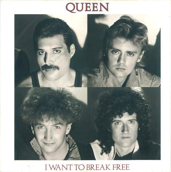 Queen " I Want to break free " vinyl single, Cd's en Dvd's, Vinyl | Rock, Zo goed als nieuw, Poprock, Overige formaten, Ophalen of Verzenden