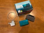 Nintendo 3DS Aqua Blue | compleet, Spelcomputers en Games, Spelcomputers | Nintendo 2DS en 3DS, Ophalen of Verzenden, Gebruikt