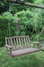 Schommelbank, hardhout, Tuin en Terras, Tuinbanken, Ophalen, Gebruikt, Hout, Schommelbank