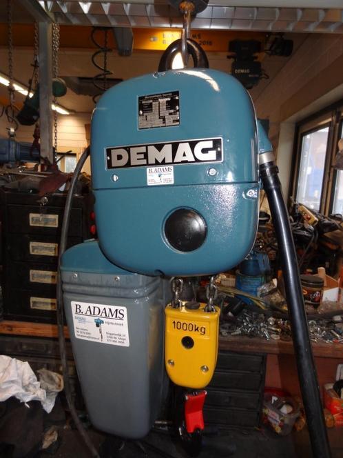 Demag kettingtakel 1000kg hijsvermogen kraan nr 30, Doe-het-zelf en Verbouw, Lieren en Takels, Zo goed als nieuw, Elektrisch, Ophalen