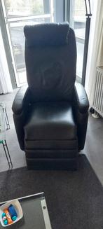 Te Koop, zwart lederen fitform sta op stoel, Ophalen, Zo goed als nieuw, Leer, 50 tot 75 cm