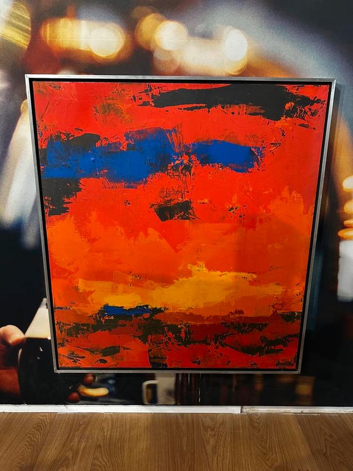 Kees van der Vossen ‘Dramatisch Landschap’, Antiek en Kunst, Kunst | Schilderijen | Modern, Ophalen