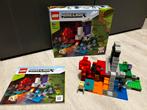 Lego Minecraft 21172 het verwoeste portaal, Complete set, Ophalen of Verzenden, Lego, Zo goed als nieuw