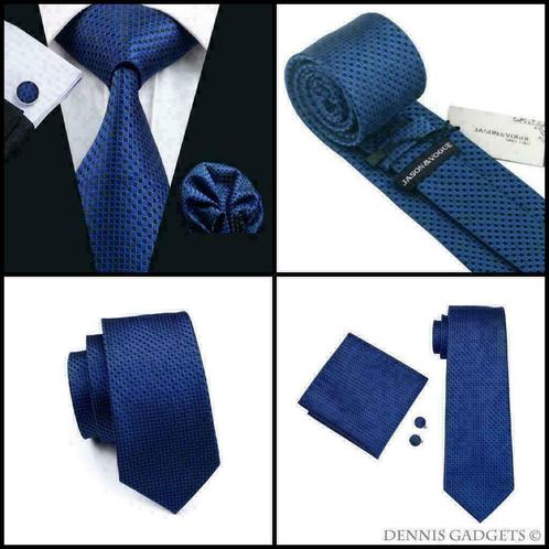 Dennis Gadgets: 100 % zijden stropdas ( 3 delig !! ) DG 0881, Kleding | Heren, Stropdassen, Nieuw, Met patroon, Blauw, Ophalen of Verzenden