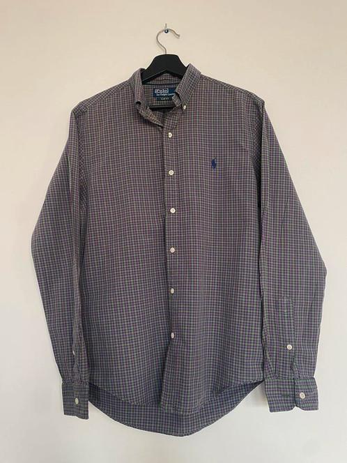 Ralph Lauren hemd vintage, Kleding | Heren, Overhemden, Zo goed als nieuw, Halswijdte 38 (S) of kleiner, Paars, Ophalen of Verzenden