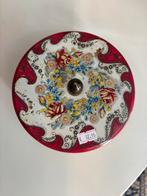 Vintage Koektrommel met Bloemmotief, Ophalen of Verzenden