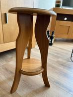Bijzettafeltje, 53 cm hoog, Minder dan 55 cm, Gebruikt, Rond, Hout