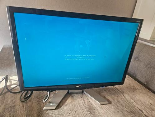 Acer P223w 22 inch monitor, Computers en Software, Monitoren, Zo goed als nieuw, 61 t/m 100 Hz, VGA, Kantelbaar, TN, Overige resoluties