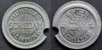 Schiedam Gasmunt Aluminium Pr-FDC, Postzegels en Munten, Penningen en Medailles, Verzenden, Overige materialen, Nederland