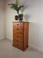 Oud grenen ladekast vintage ladekastje, Huis en Inrichting, Gebruikt, Minder dan 100 cm, 25 tot 50 cm, 50 tot 100 cm