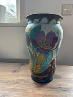 Antieke Vaas Plateel, Antiek en Kunst, Antiek | Vazen, Ophalen of Verzenden