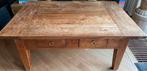 Massief houten salontafel 120x80 cm, Huis en Inrichting, Tafels | Salontafels, Ophalen, Overige materialen, Gebruikt, Minder dan 50 cm