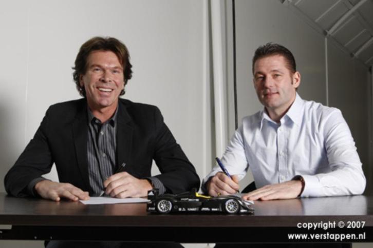 Jos Verstappen 1:18 Porsche RS Spyder 2008 Merkstein Le Mans, Hobby en Vrije tijd, Modelauto's | 1:18, Nieuw, Auto, Autoart, Ophalen of Verzenden