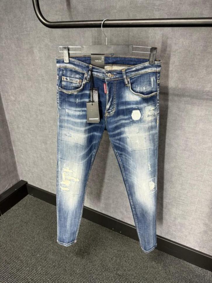 Dsquared2 broek, Kleding | Heren, Spijkerbroeken en Jeans, Nieuw, Overige jeansmaten, Blauw, Ophalen of Verzenden