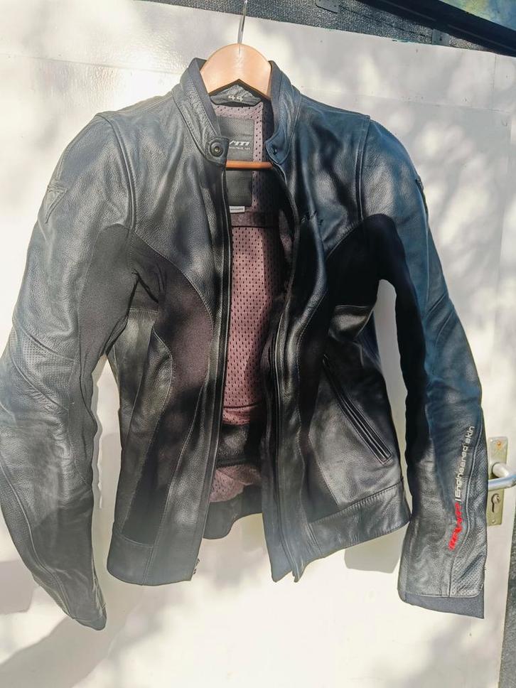 Revit leren motorjas dames - maat 44, Motoren, Kleding | Motorkleding, Jas | leer, Dames, Tweedehands, Ophalen of Verzenden