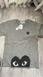 CDG Play Black Heart T-shirt (grijs S), Ophalen of Verzenden, Zo goed als nieuw, Grijs, Comme des Garçons