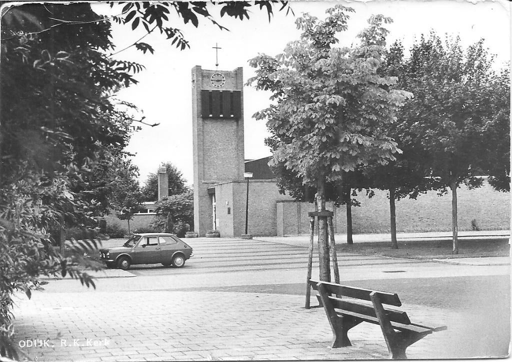 Odijk R.K. Kerk., Ophalen of Verzenden, 1960 tot 1980, Ongelopen, Utrecht