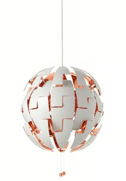 Ikea Lamp - Gebruikt - 50cm Diameter, Huis en Inrichting, Lampen | Hanglampen, Gebruikt, 50 tot 75 cm, Kunststof, Ophalen