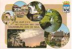 Ansichtkaart 	Valkenburg	6-luik		100 jaar VVV Geuldal, Verzenden, 1980 tot heden, Gelopen, Limburg