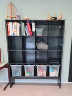 Stalen kast / vakkenkast staal boekenkast/krattenkast, Huis en Inrichting, Ophalen, Gebruikt