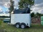 Te huur: fijne, degelijke Humbaur 2-paardstrailer (huren), 2-paards trailer, Ophalen, Aluminium