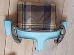 Stokke Tripp Trapp aqua blue babyset met kussen., Kinderen en Baby's, Kinderstoelen, Gebruikt, Meegroeistoel, Aanschuifbaar, Ophalen