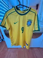 Brazil Ronaldo #9 Shirt - Maat S, Ophalen of Verzenden, Gedragen, Maat 52/54 (L), Geel