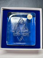 Royal Leerdam Kristalunie 1878-1978 Glasobject, Ophalen of Verzenden