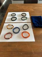 Armbanden ( 9 ) van echte 100% natuurlijk mineraal, Ophalen of Verzenden, Zo goed als nieuw, Blauw, Overige materialen
