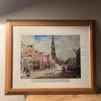 Paardenkeuring Groningen 1920 - Ingelijste Print 58x48cm, Antiek en Kunst, Ophalen of Verzenden