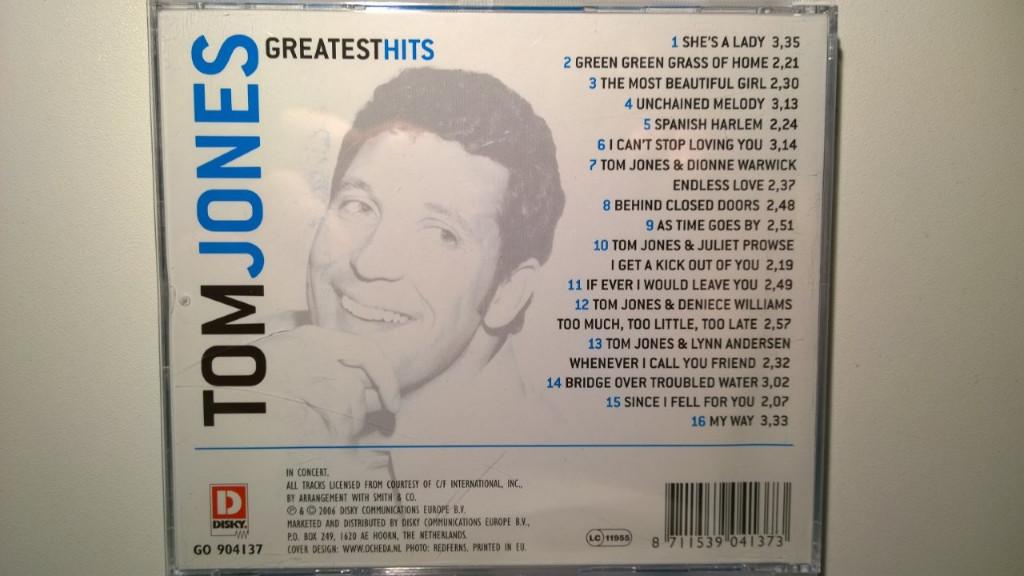 Tom Jones - Greatest Hits, Ophalen of Verzenden, Zo goed als nieuw