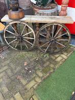 Oude decoratieve karrewielen - set van 2, Antiek en Kunst, Ophalen