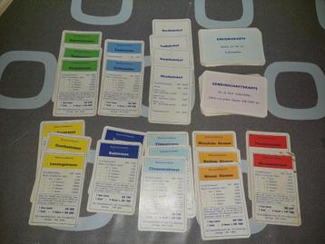 Onderdelen. Monopoly. Duits. Talig. Oude Straat Kaartjes.  beschikbaar voor biedingen