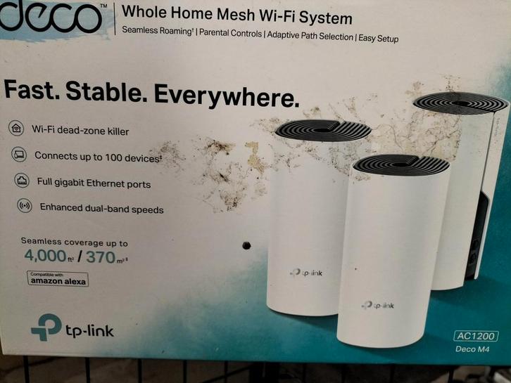 TP-Link Deco M4 Mesh WiFi Systeem, Computers en Software, Powerlines, Nieuw, Ophalen