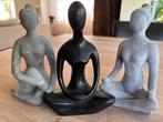 3 yoga sculpturen in yoga poses, Sport en Fitness, Yoga en Pilates, Ophalen of Verzenden, Zo goed als nieuw, Yoga-accessoire